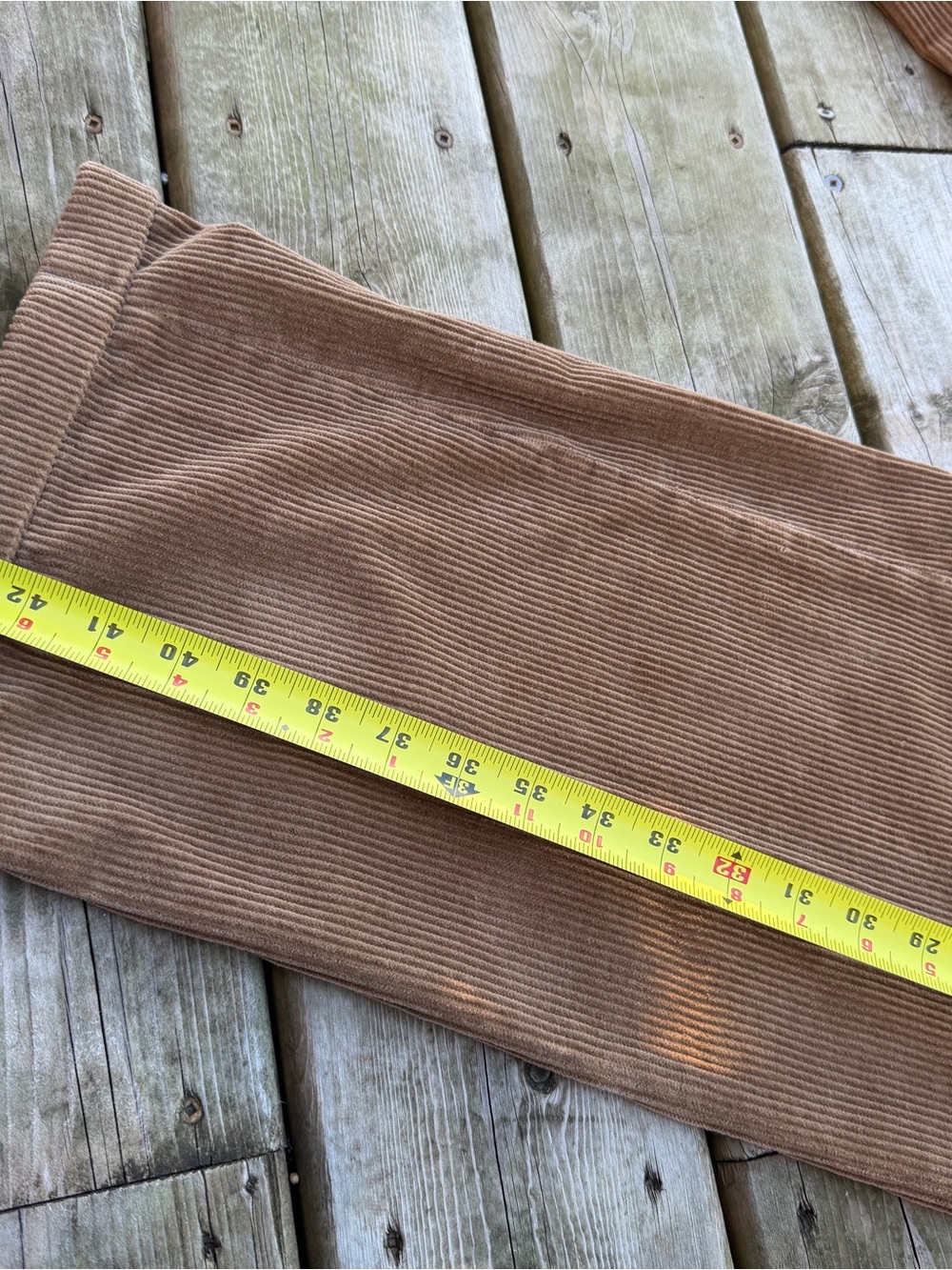 Vintage Brooks Brothers 346 Corduroy Pants Brown W38 L34 - Picture 8 of 11